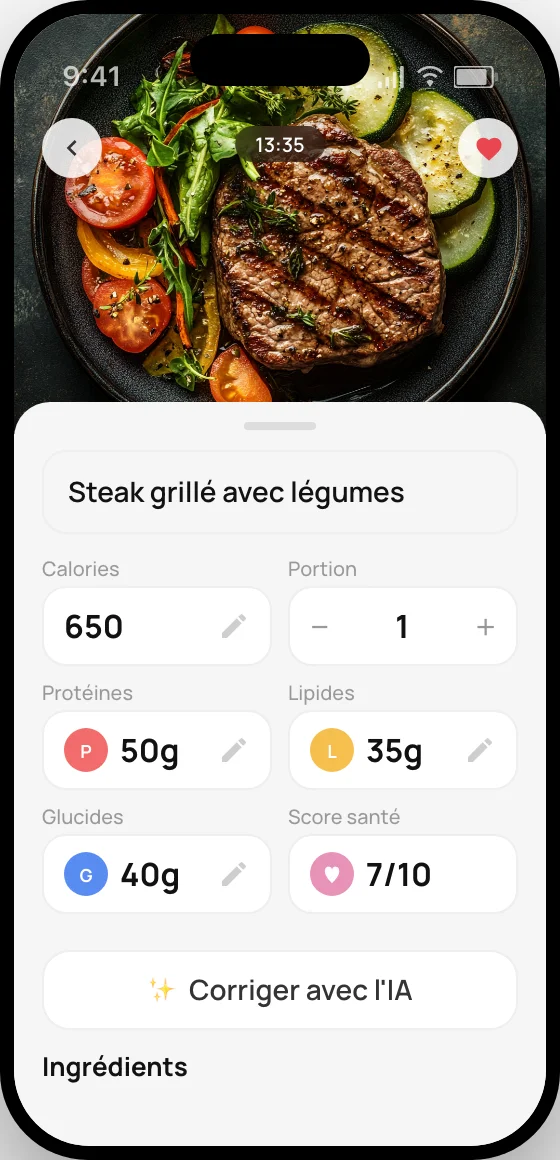 Analyse nutritionnelle CalZen